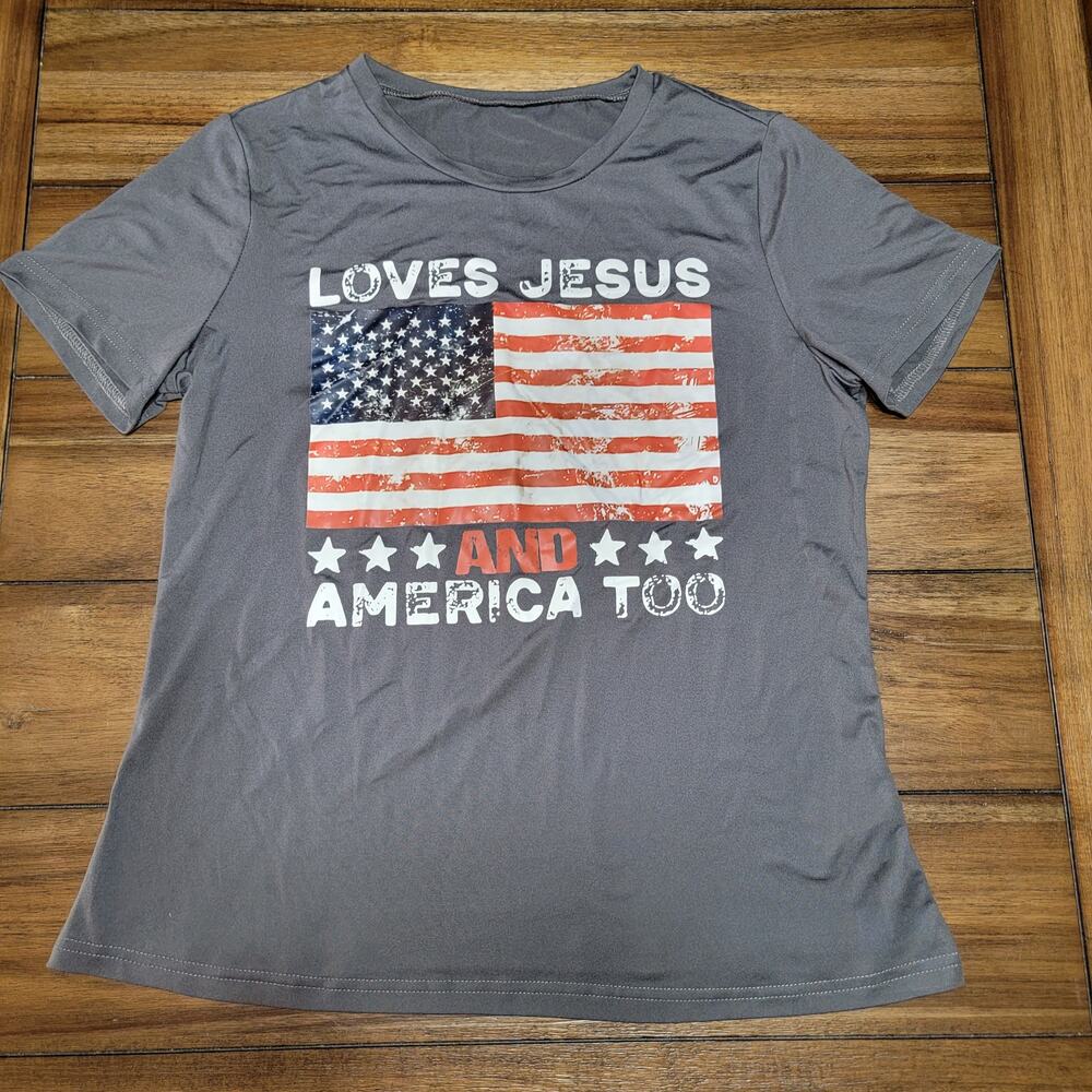 Shein Tom Petty Song Lyric (Free Fallin') Dark Grey Unisex Tee - Size Large*